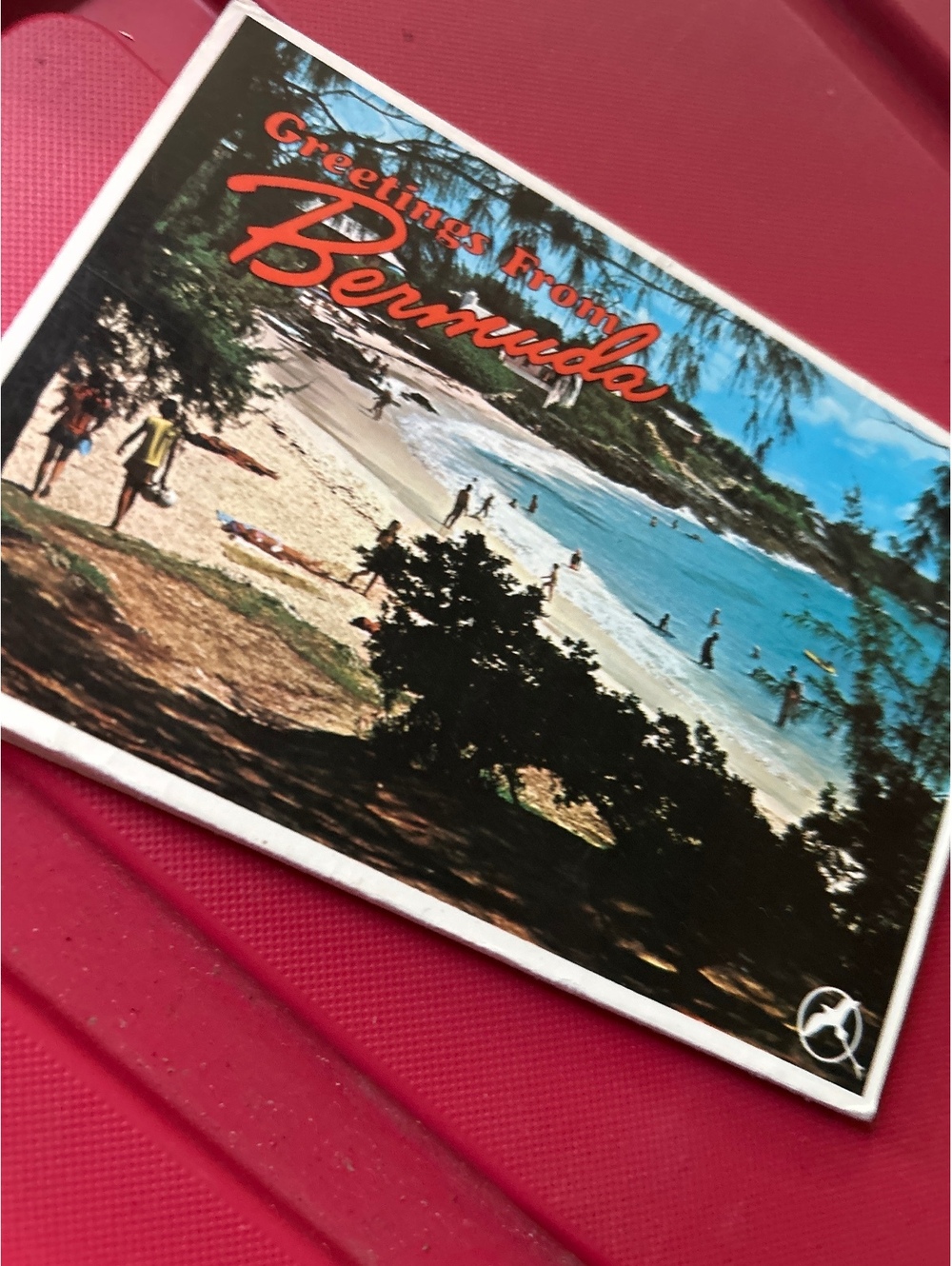 Vintage postal card book